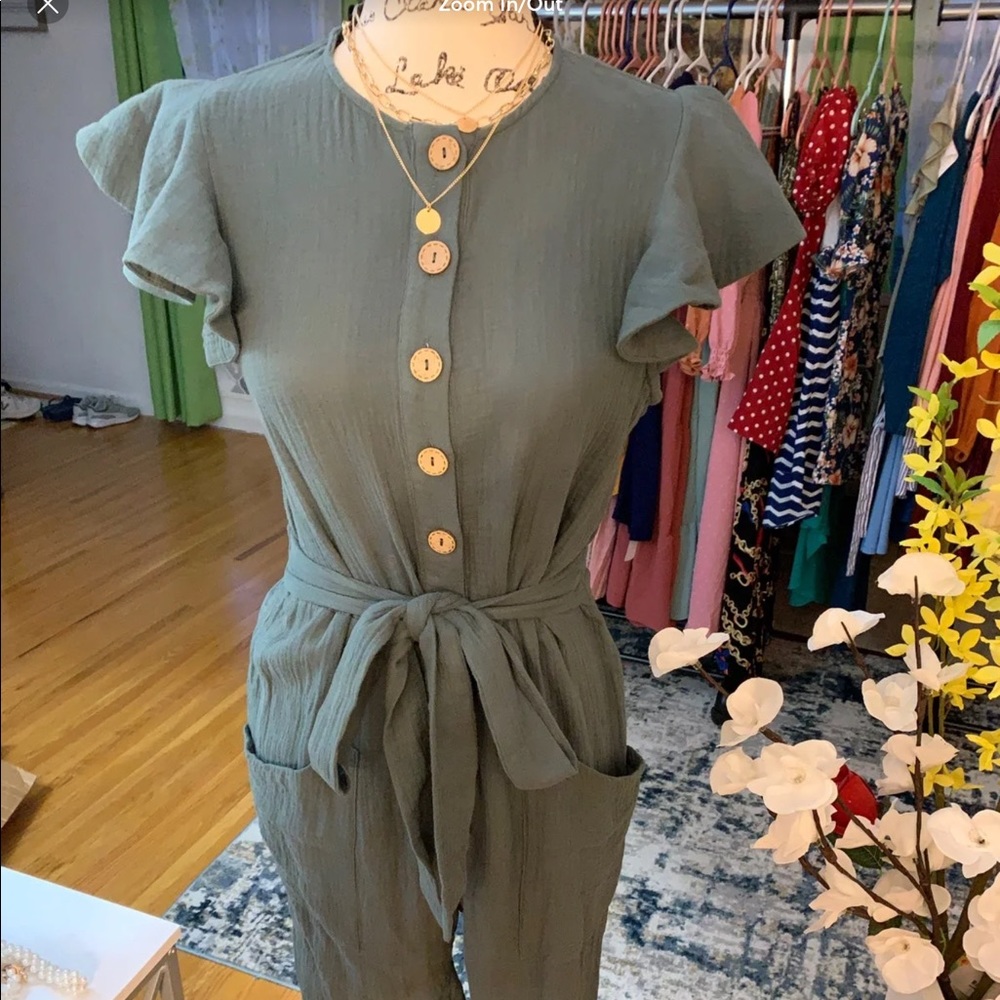 Jumpsuit light green! Brand new!